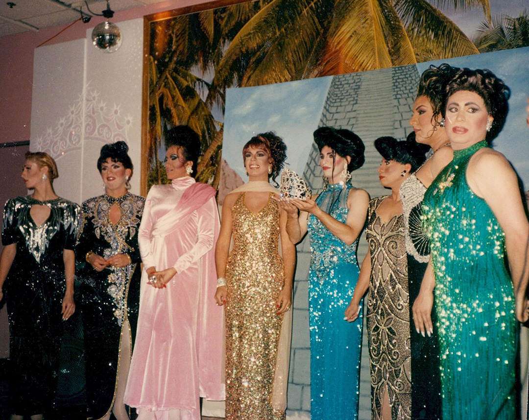 Miss Gay Hispanic 1996 was organized at the Days Inn hotel by Sophia Carrero and Carrero’s Production. The winner of the crown was Fiorella Bandorfino. Photographer: Jose Gutierrez